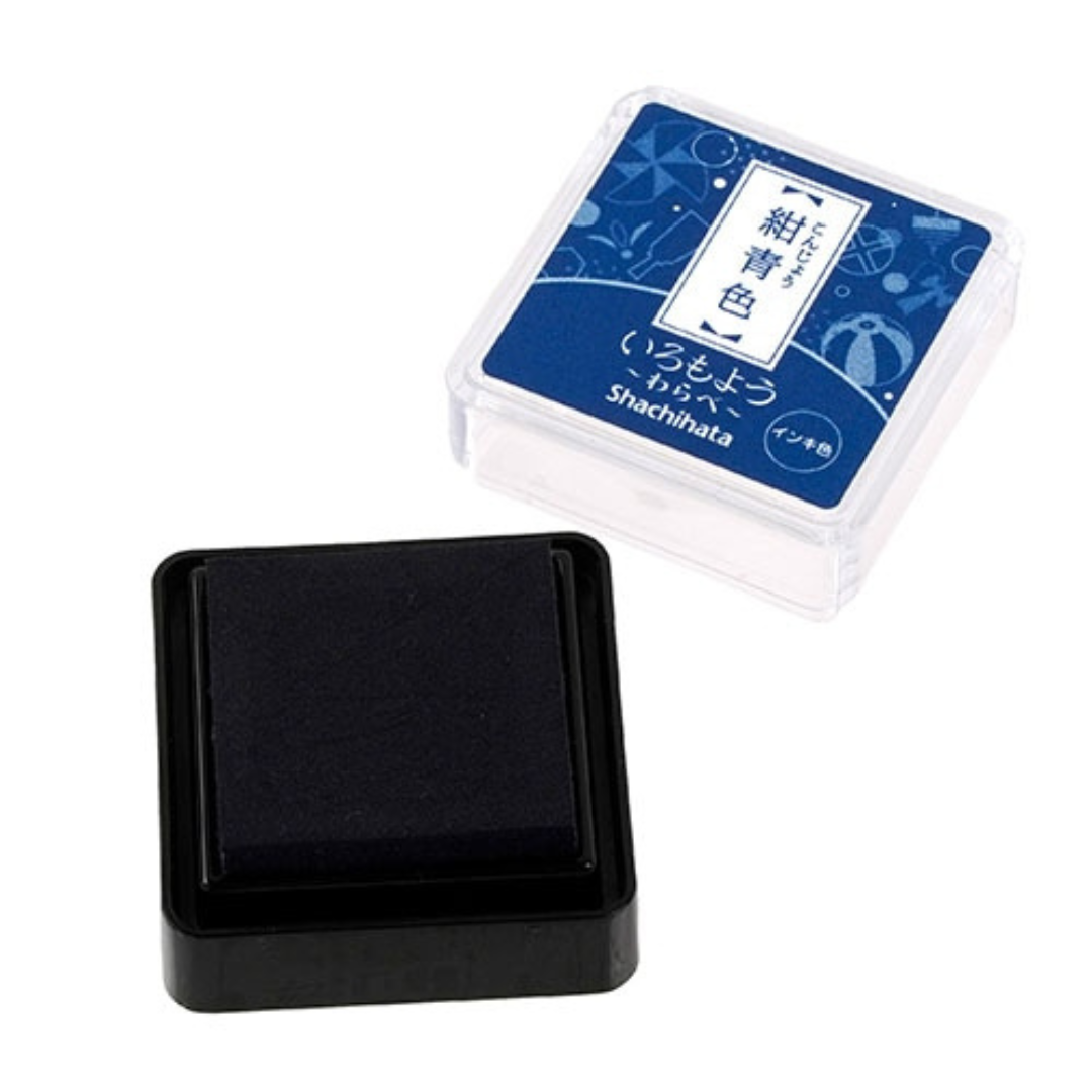 Shachihata Mini Stamp Pad - Japanese Traditional Color Iromoyo - 24 Colors