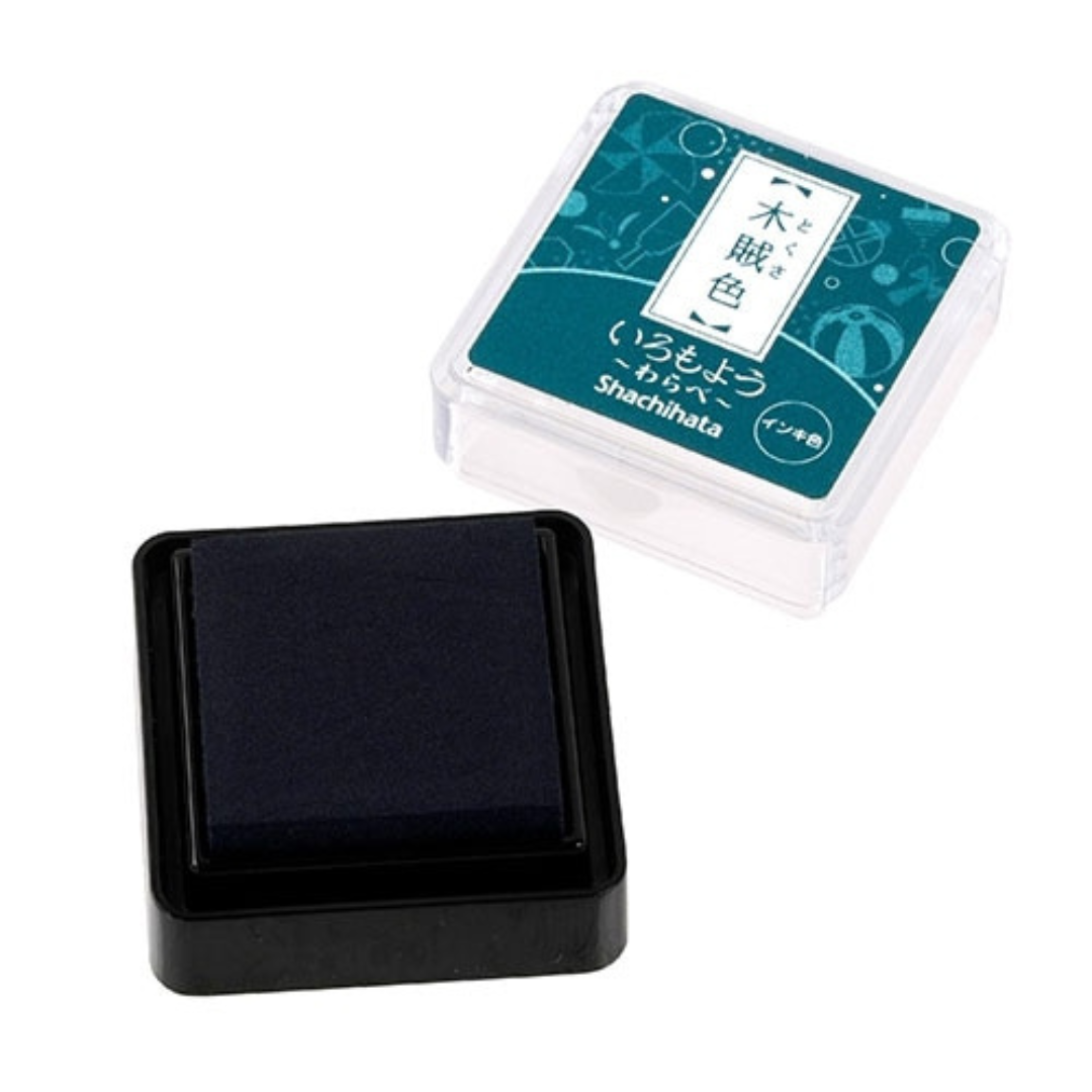 Shachihata Mini Stamp Pad - Japanese Traditional Color Iromoyo - 24 Colors