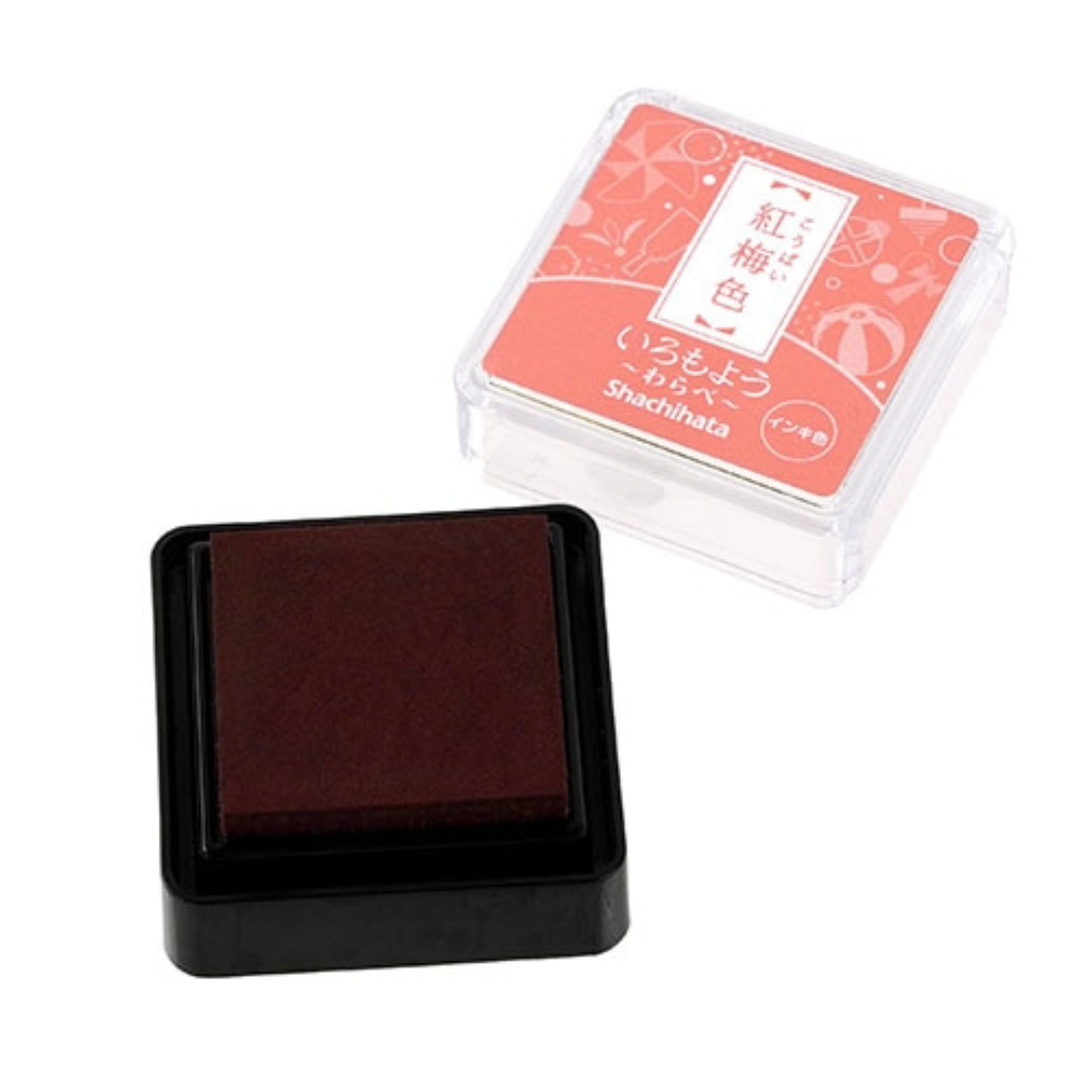 Shachihata Mini Stamp Pad - Japanese Traditional Color Iromoyo - 24 Colors