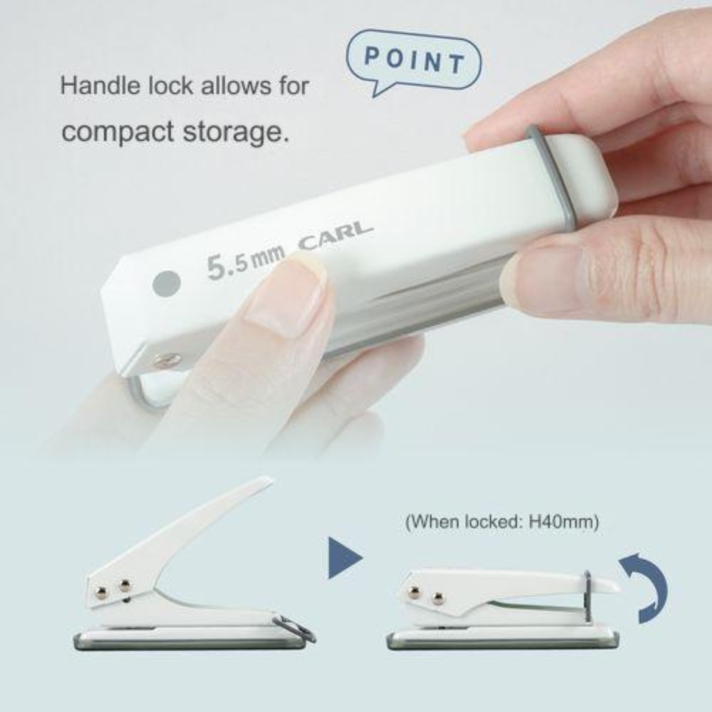 CARL Hole Punch 1-Hole Punch - 5.5 mm