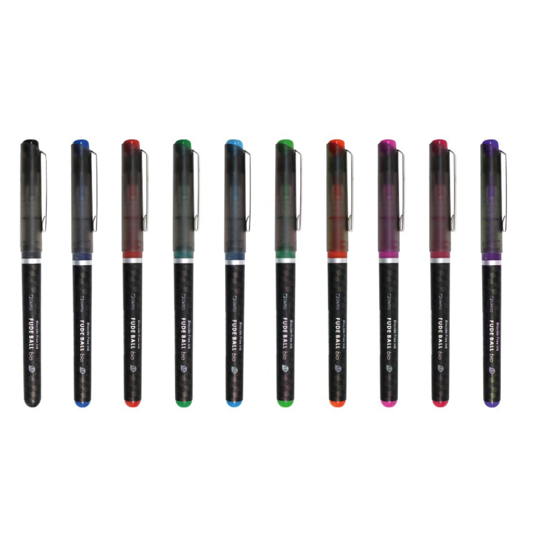 Ohto Fude Ball Rollerball Pen - Color Series - 1.5 mm