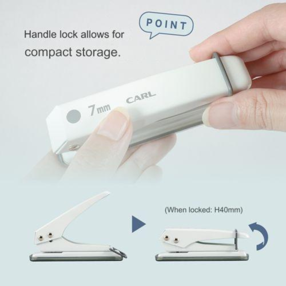 CARL Hole Punch 1-Hole Punch - 7 mm