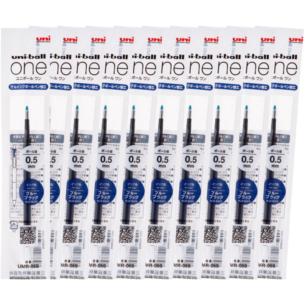 Uni-ball One Gel Blue Pen Refill - 0.38 & 0.5 mm