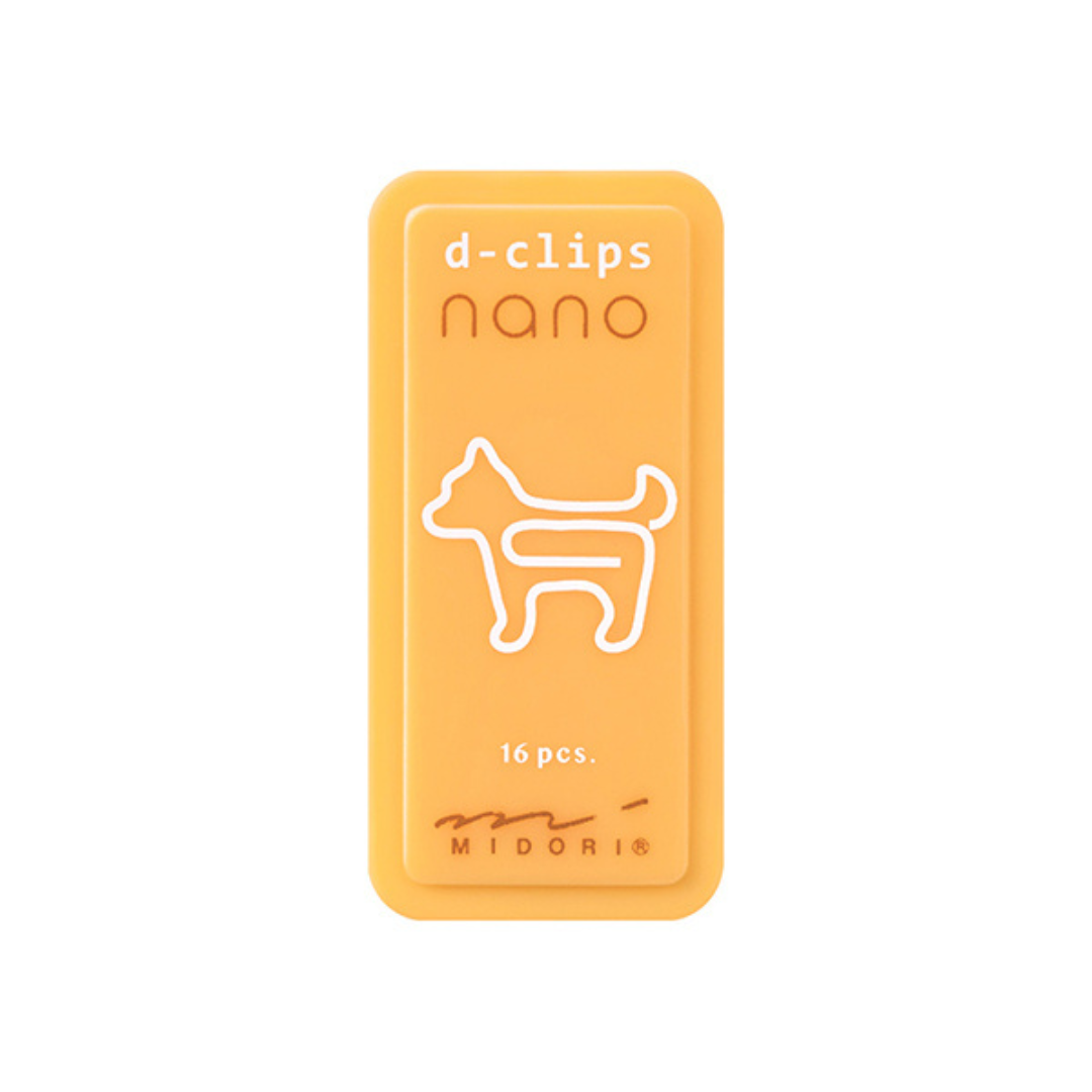 Midori D-Clips Nano Clips - Dog - Box of 16