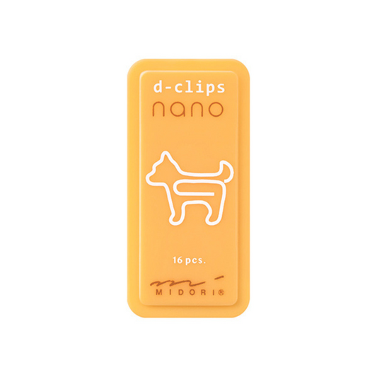 Midori D-Clips Nano Clips - Dog - Box of 16