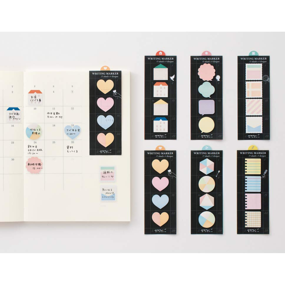 Midori Sticky Memo Block Message
