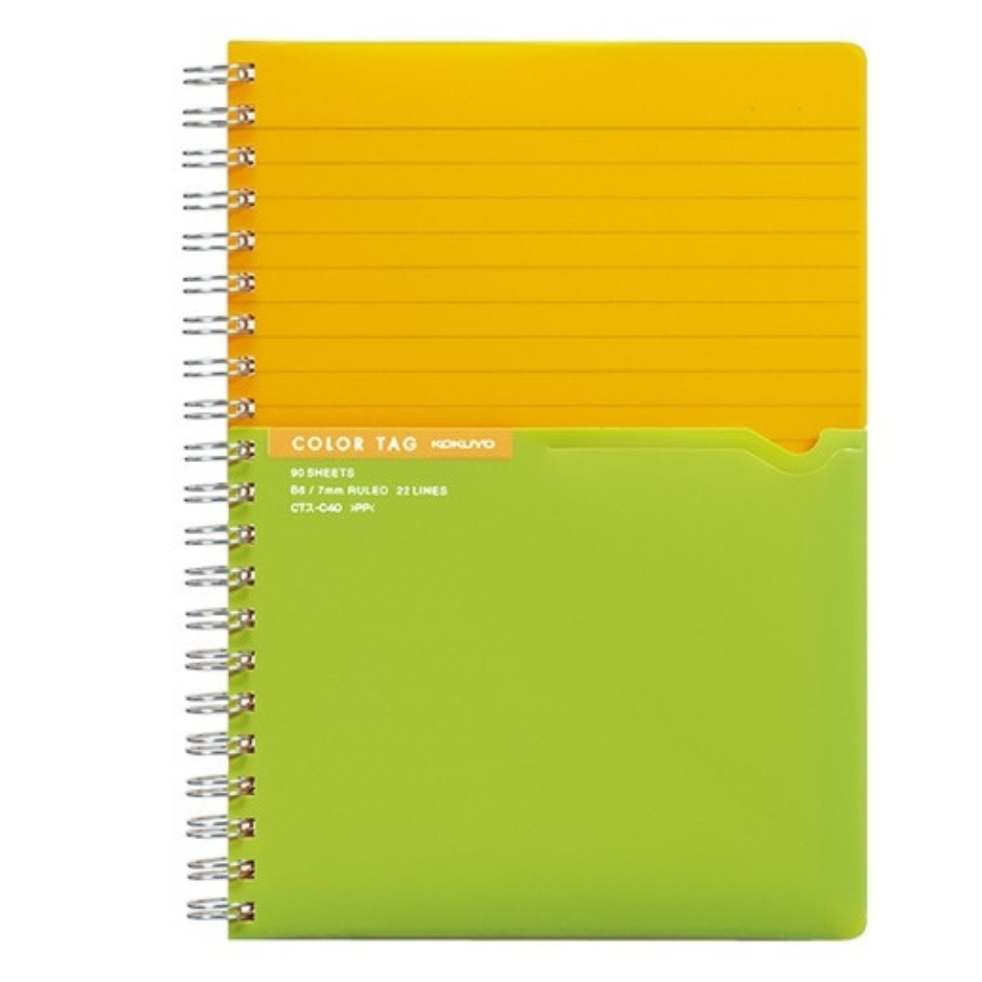 Kokuyo Twin Ring Memo Notepad Grid Lines - B6 - 90sheets