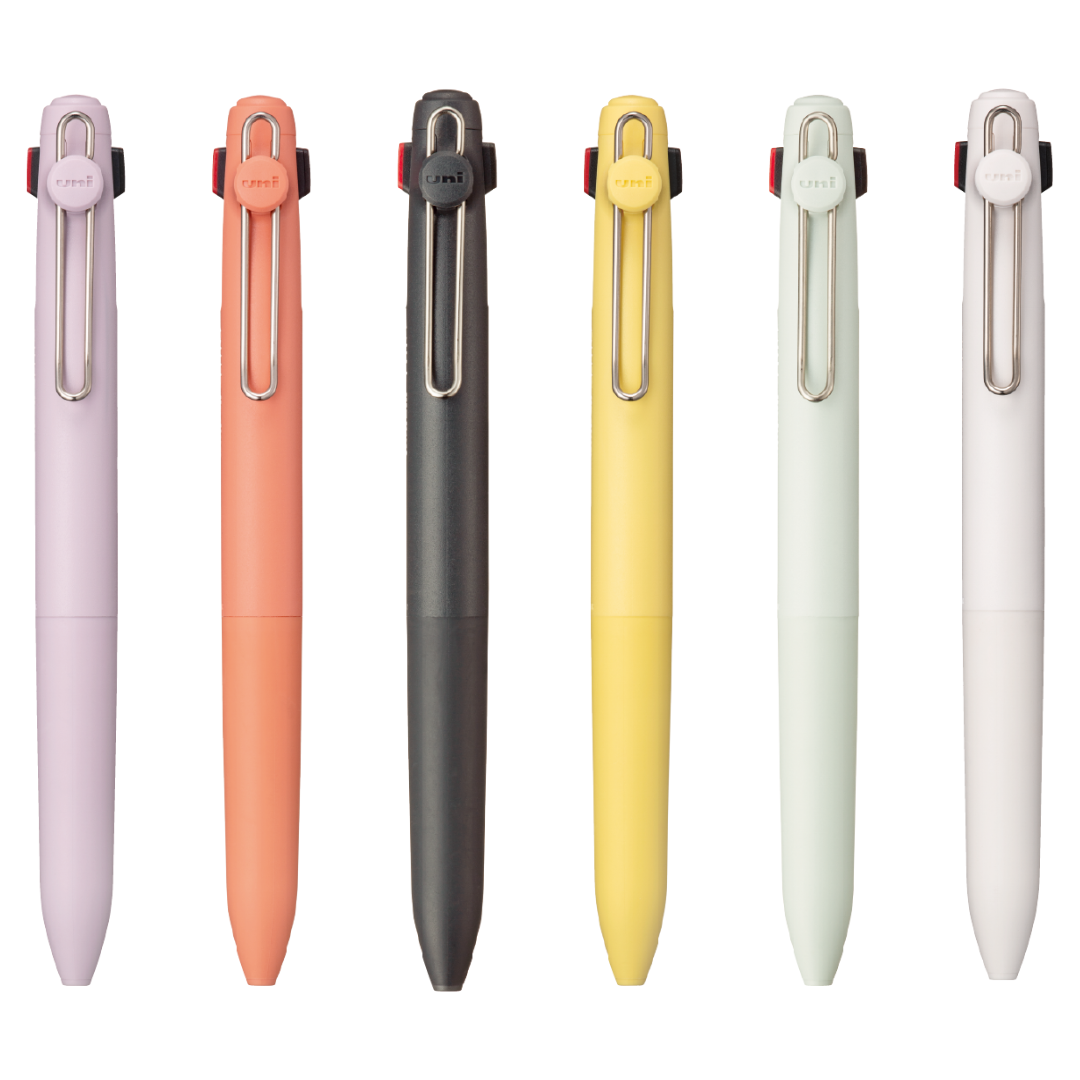 Uniball Zento Standard Model 3 Color Ballpoint Pen - 0.38 mm