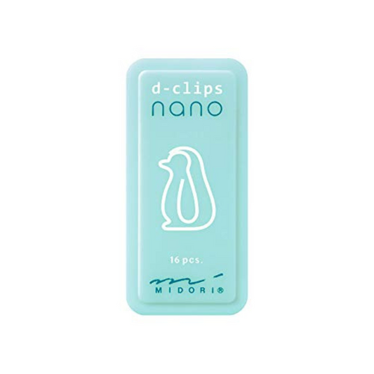 Midori D-Clips Nano Clips - Penguin - Box of 16