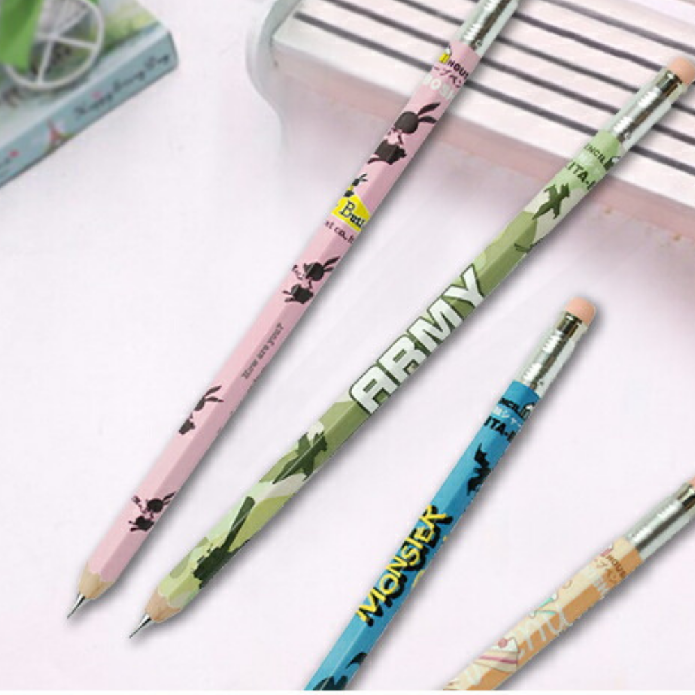 Kita-Boshi Japan Wooden Shaft Pencils 0.5 mm