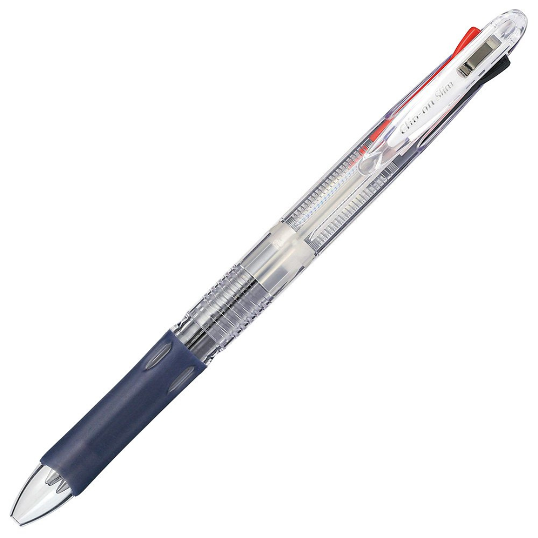 Zebra Clip-On Slim 3 Color 0.7 mm Ballpoint Multi Pen