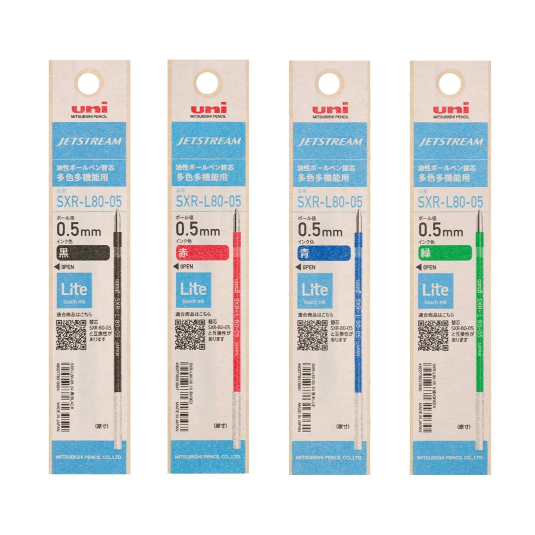 Uni Jetstream Lite Touch Ink Ballpoint Multi Pen Refill - 0.5 mm
