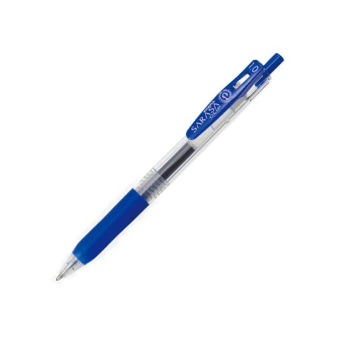 Zebra Sarasa Clip Gel Pen & Refill 0.3/0.4/0.5/0.7 & 1.0 mm - Blue