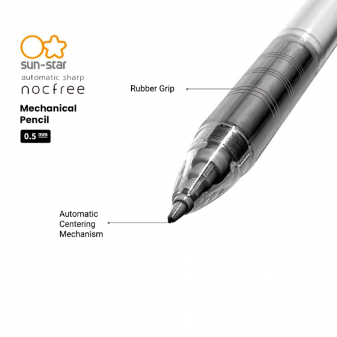 Sun-Star Nocfree Mechanical Pencil - 0.5 mm