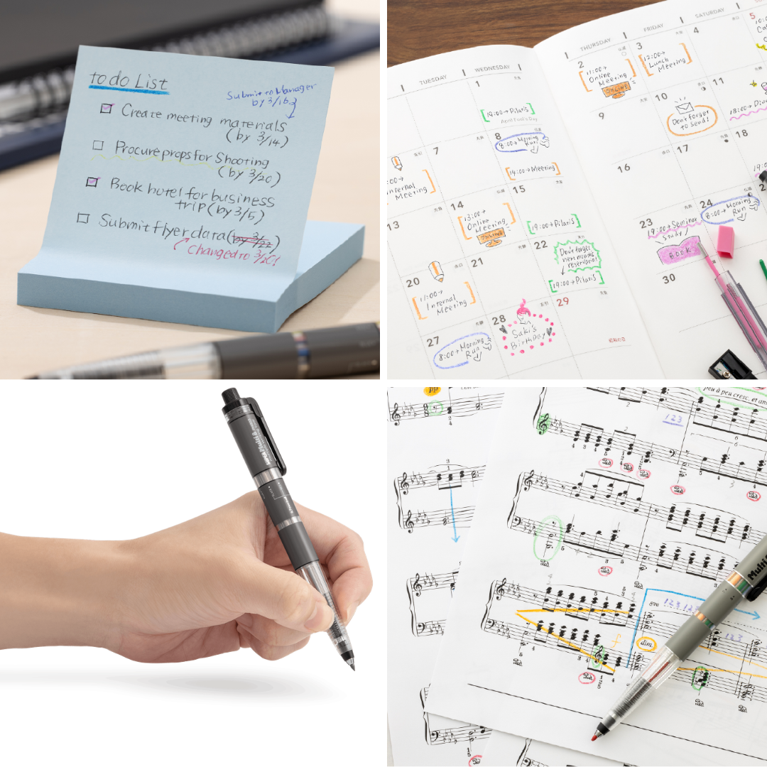 Pentel Multi 8 Single XPH803 - 2.0 mm Mechanical Pencil & 0.7 mm Ballpoint Pen