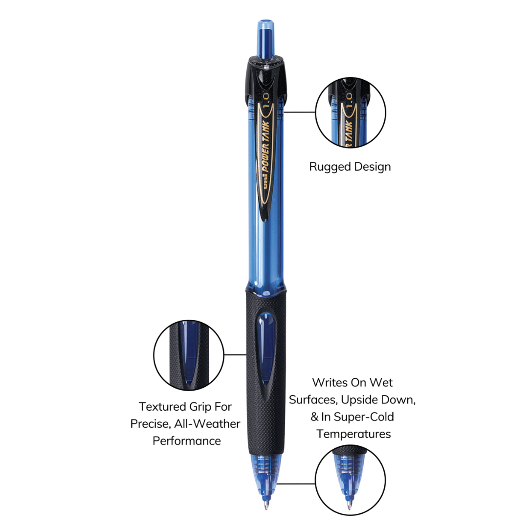 Uni Power Tank Ballpoint Pen - 0.7 mm