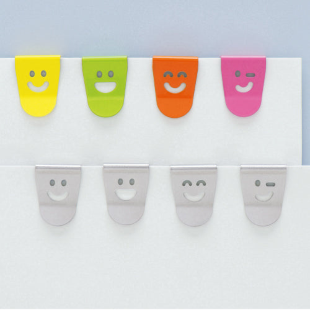 OHTO Smile Slide Clipper Paper Clip - Small - Colors