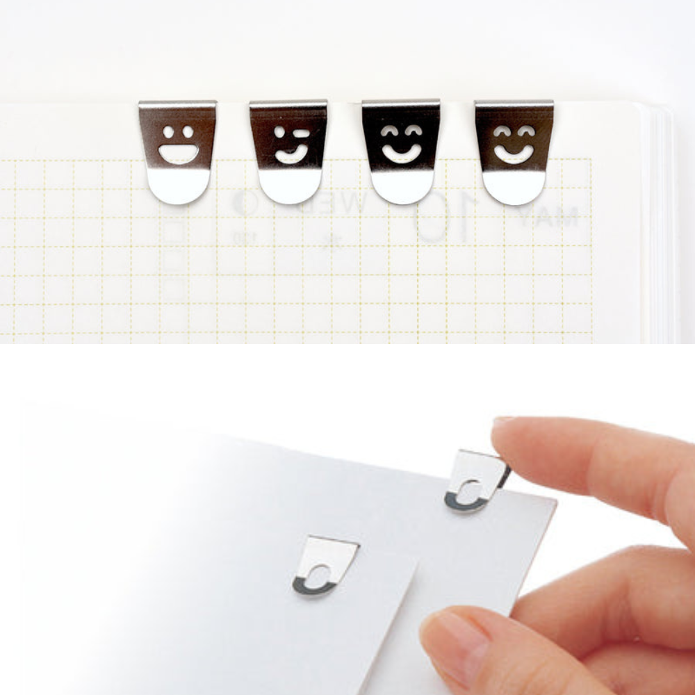 OHTO Smile Slide Clipper Paper Clip - Small