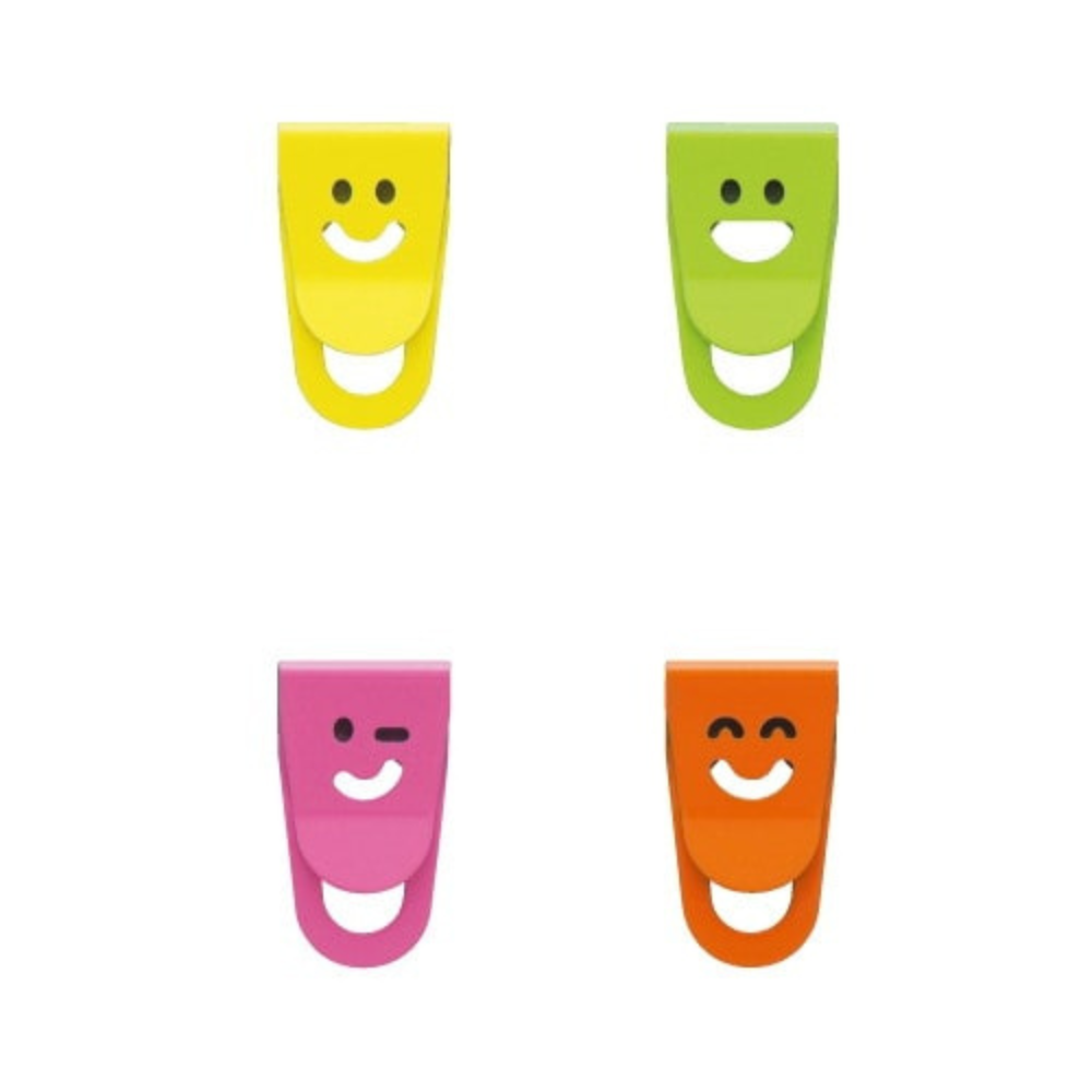 OHTO Smile Slide Clipper Paper Clip - Small - Colors