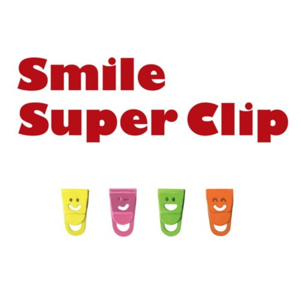 OHTO Smile Slide Clipper Paper Clip - Small - Colors