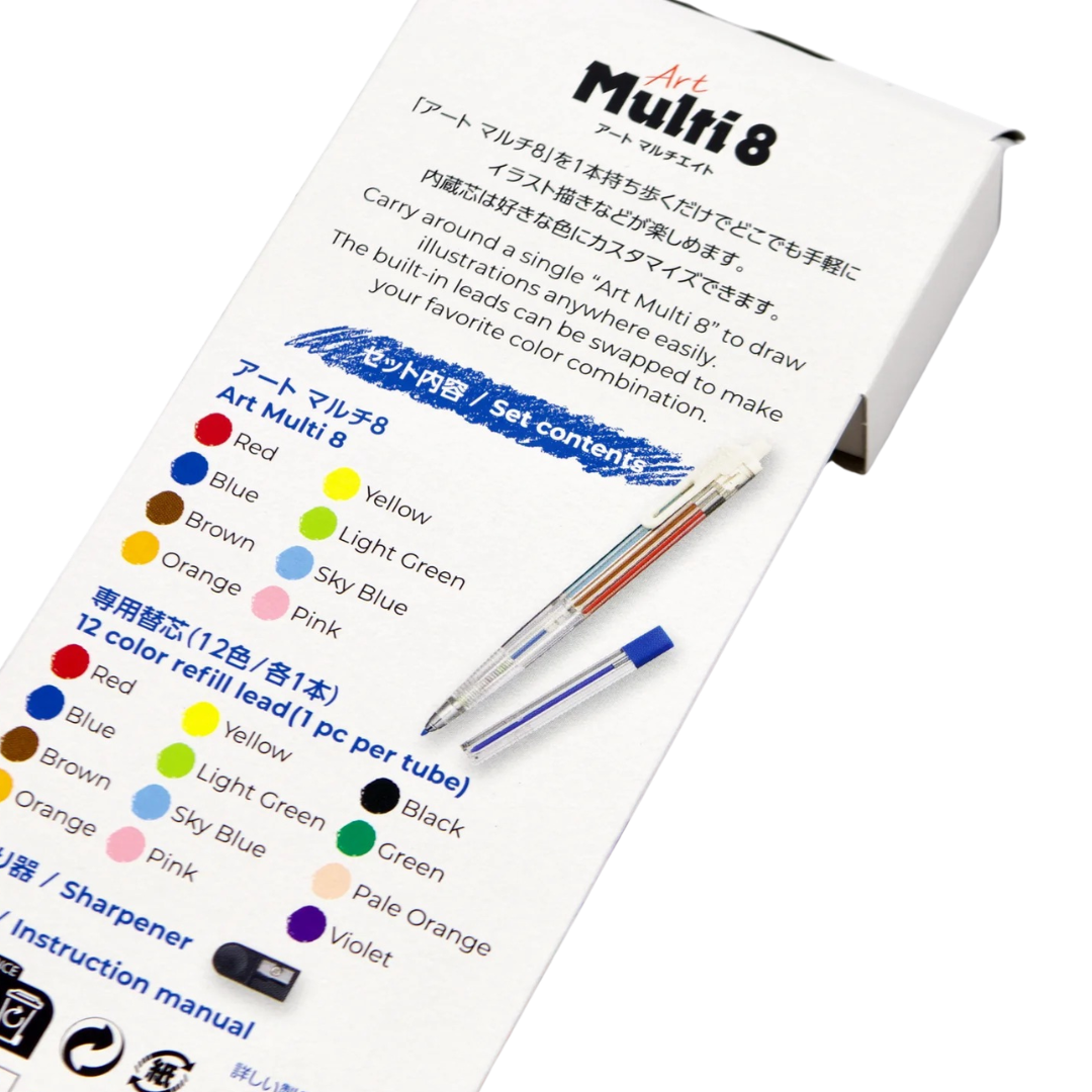Pentel Art Multi 8 Set XPH804ST - 2.0 mm