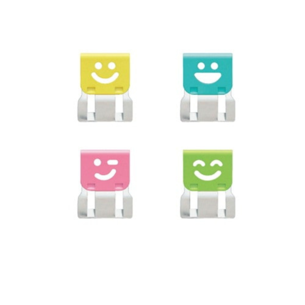 OHTO Smile Slide Clipper Paper Clip - Small - Pastel