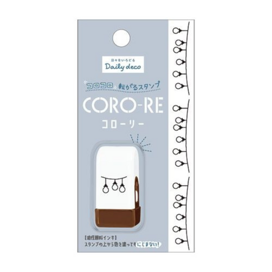 Kamio Japan Coro-Re Rolling Stamp - Light Bulb