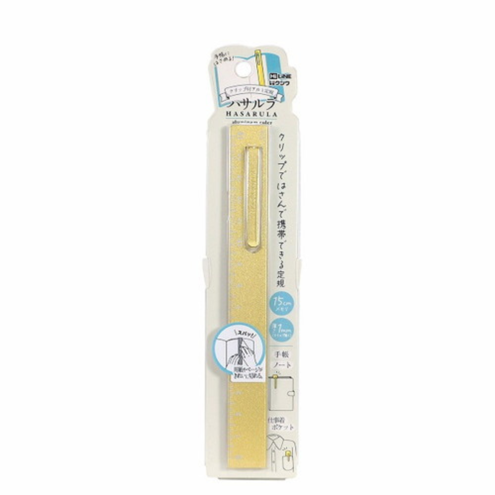 Kutsuwa Hasarula Gold Aluminum Ruler - 15 Cms – Bumbo Stationeries