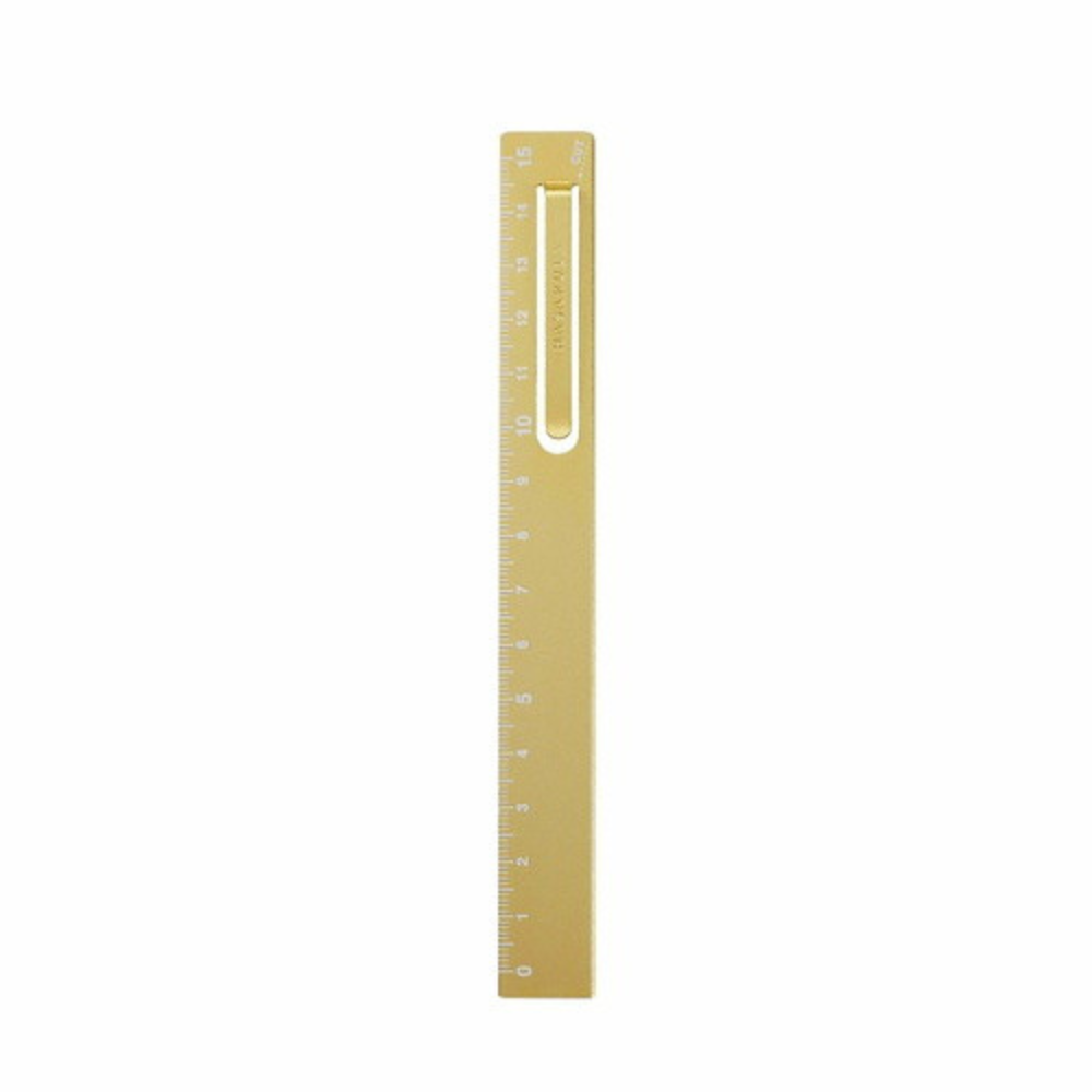 Kutsuwa Hasarula Gold Aluminum Ruler - 15 Cms