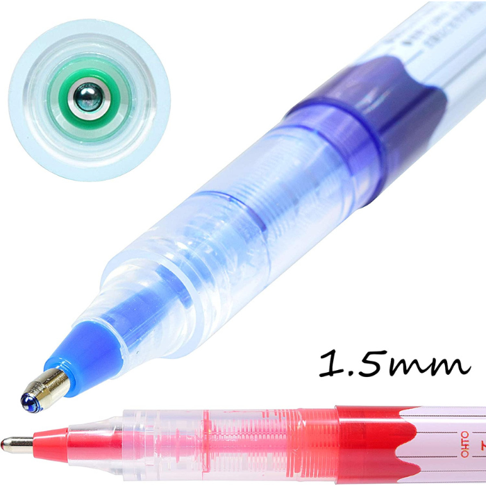 Ohto Fude Ball Rollerball Pen - Color Series - 1.5 mm