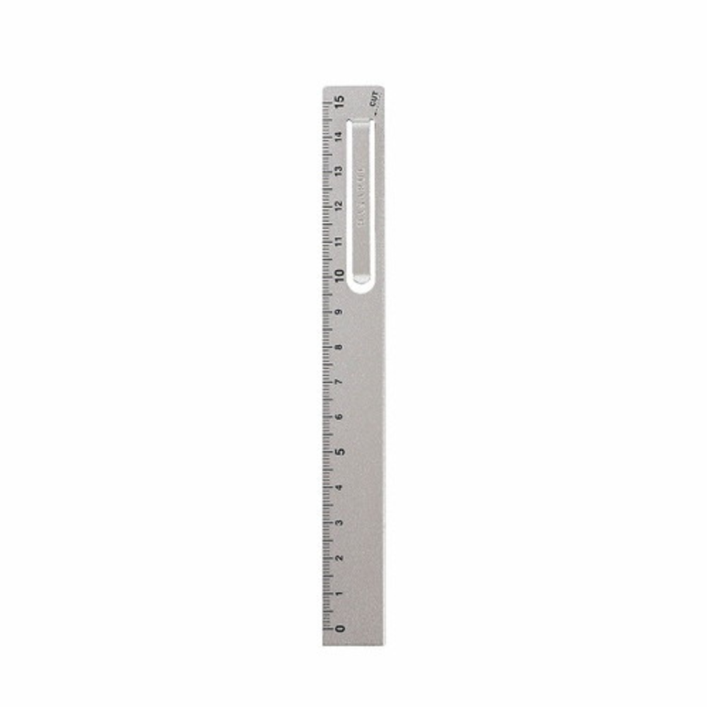 Kutsuwa Hasarula Silver Aluminum Ruler - 15 Cms