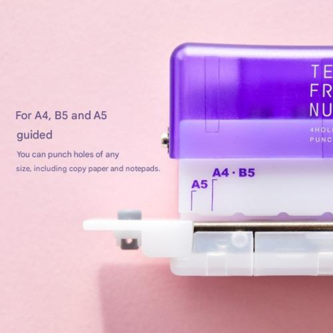 King Jim TEFRENU 4-hole Punch