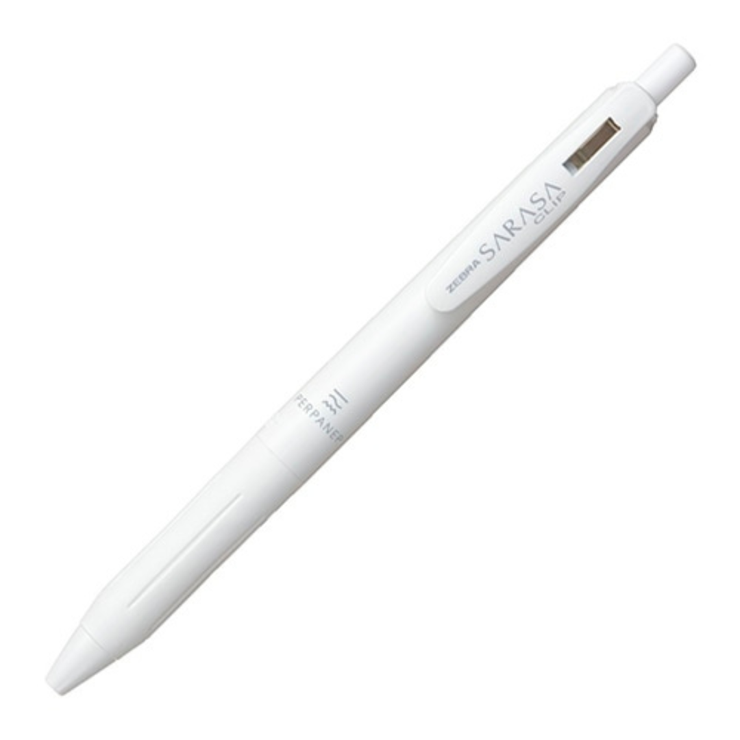 Zebra Sarasa Clip Gel Pen - White Body - Special Edition