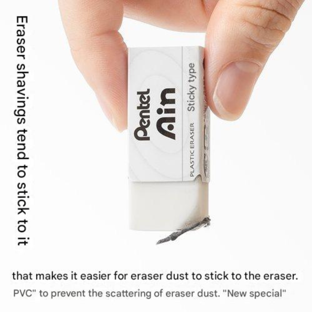Pentel Ain Eraser Small XZEAC065 5 Pack