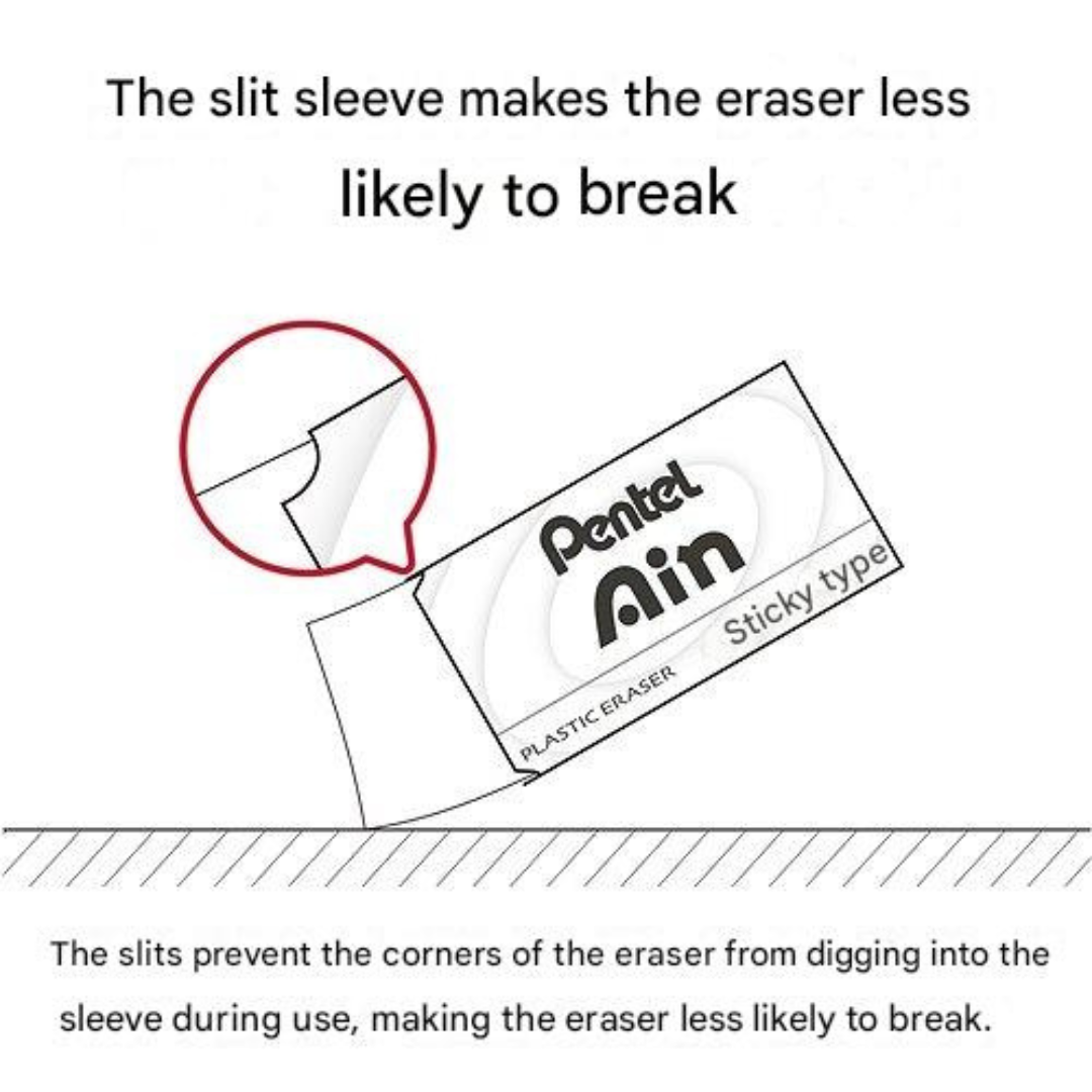 Pentel Ain Eraser Small XZEAC065 5 Pack