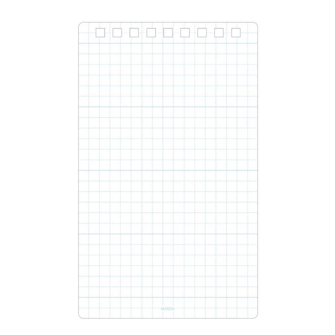 Midori Diamond Memo L Grid Blue