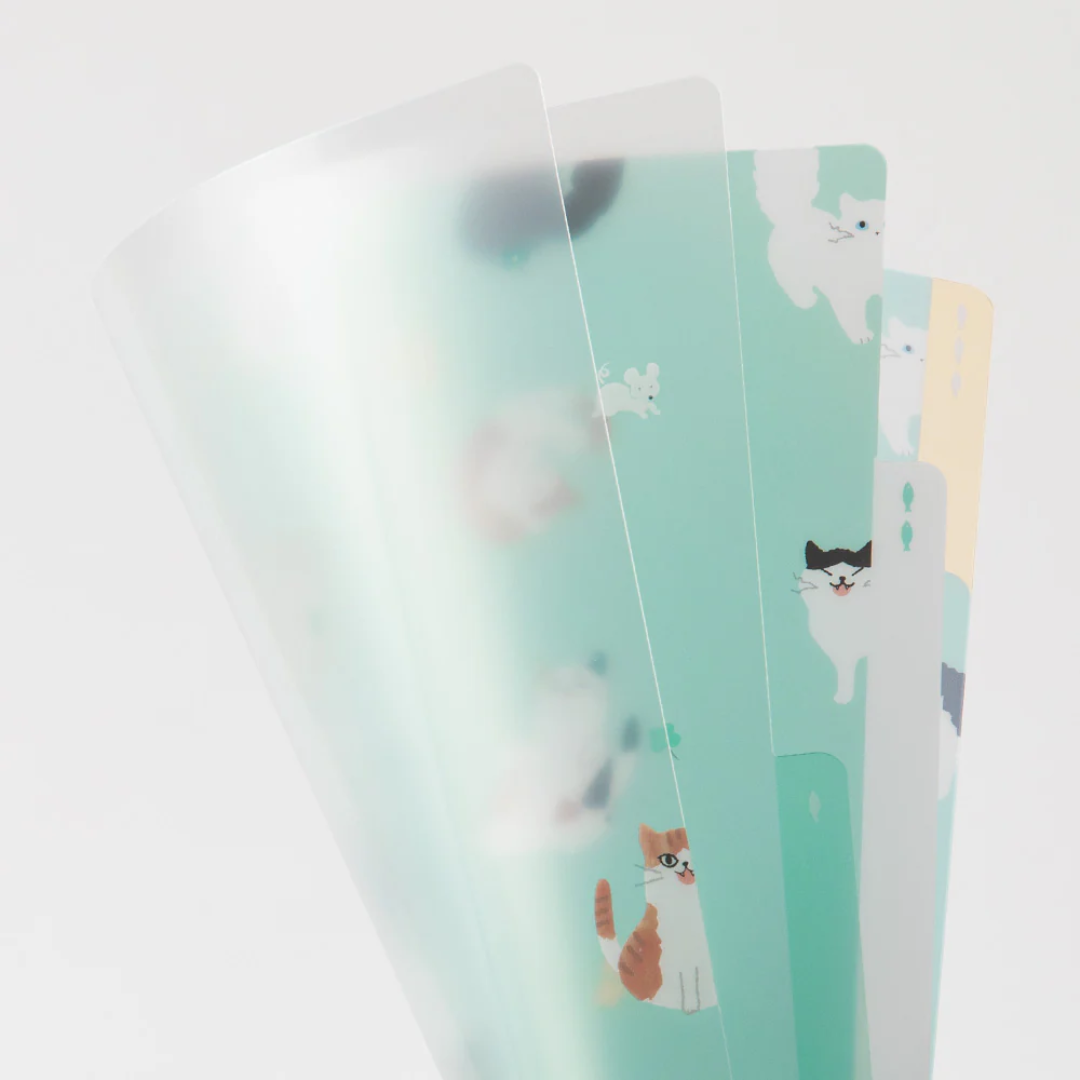 Midori 3 Pockets Clear Folder A5 - Cat A