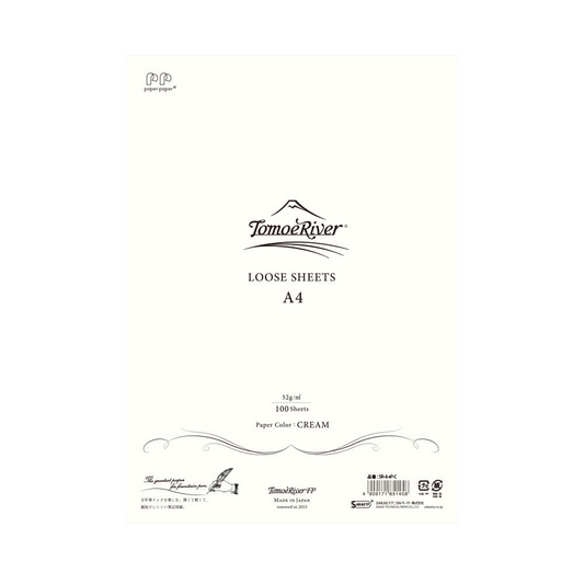 Tomoe River FP Paper 52 GSM Loose Sheets - A4 - Cream - 100 Sheets