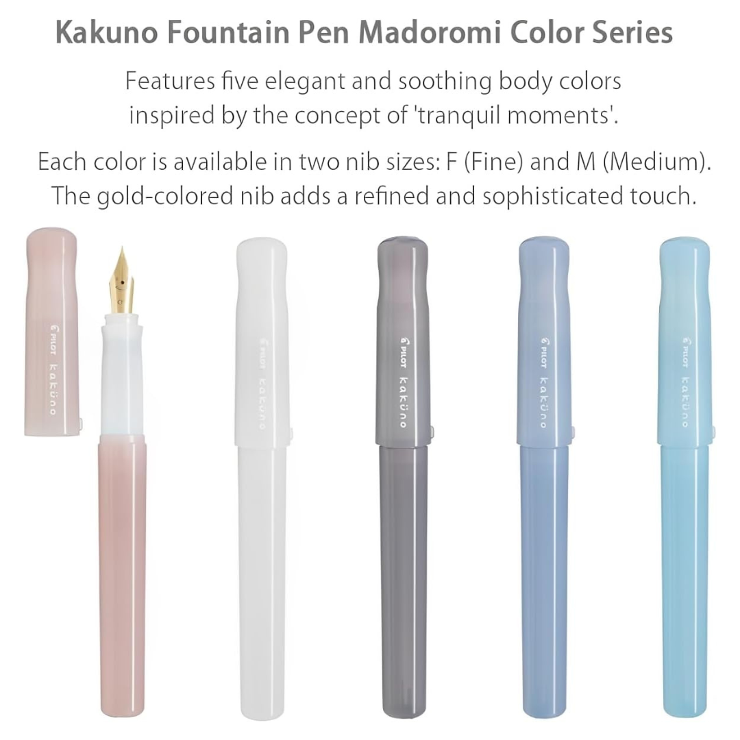 Pilot Kakuno Fountain Pen - Madoromi Series