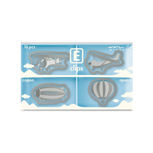 Midori Etching E-Clips - Aerial Vehicle - 16 clips