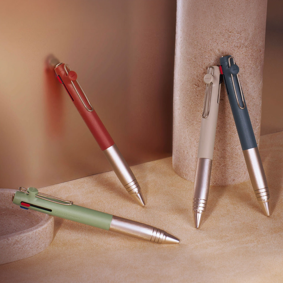 Uni Mitsubishi Zent Flow Model 3-Color Ballpoint Pen - 0.5 mm