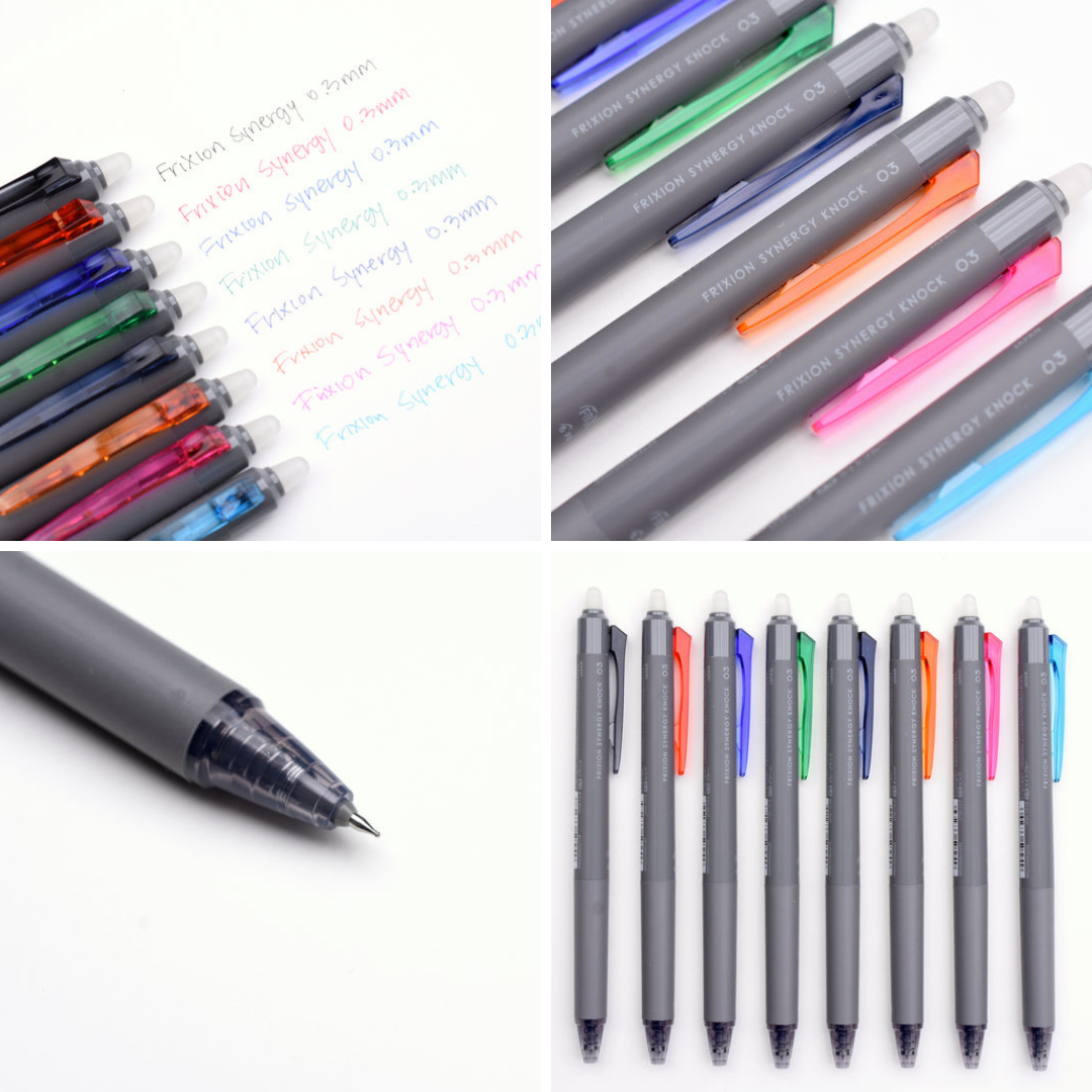 Pilot FriXion Synergy Knock Gel Pen - 0.3 mm