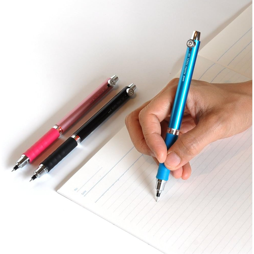 Uni Kuru Toga Mechanical Pencil with Rubber Grip - 0.5 mm