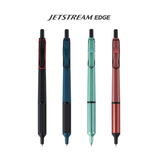 Uni Jetstream Edge Ballpoint Pen - 0.38 mm - Black Ink