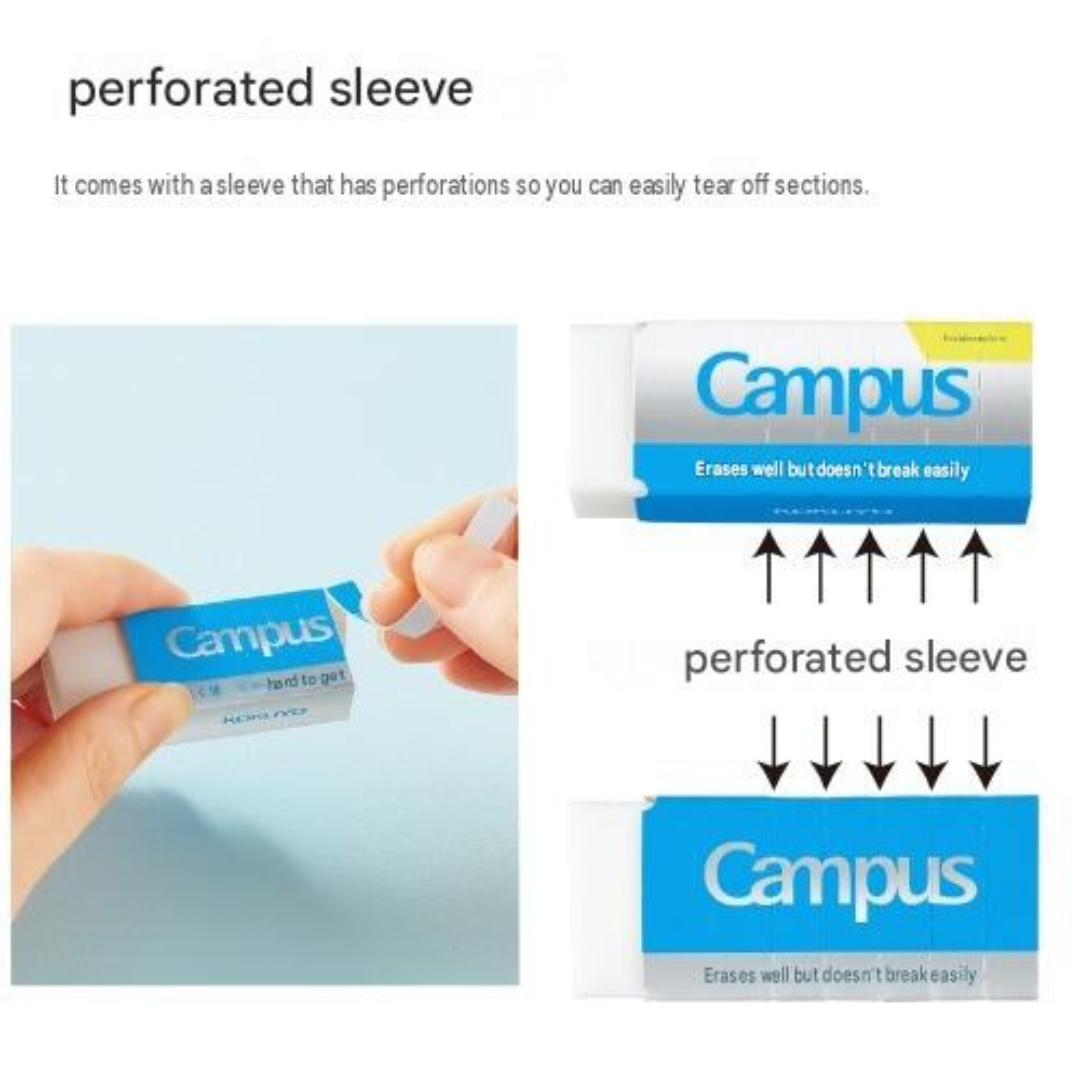 Kokuyo Campus Eraser Rectangle White