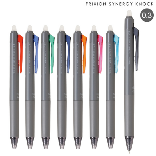 Pilot FriXion Synergy Knock Gel Pen - 0.3 mm
