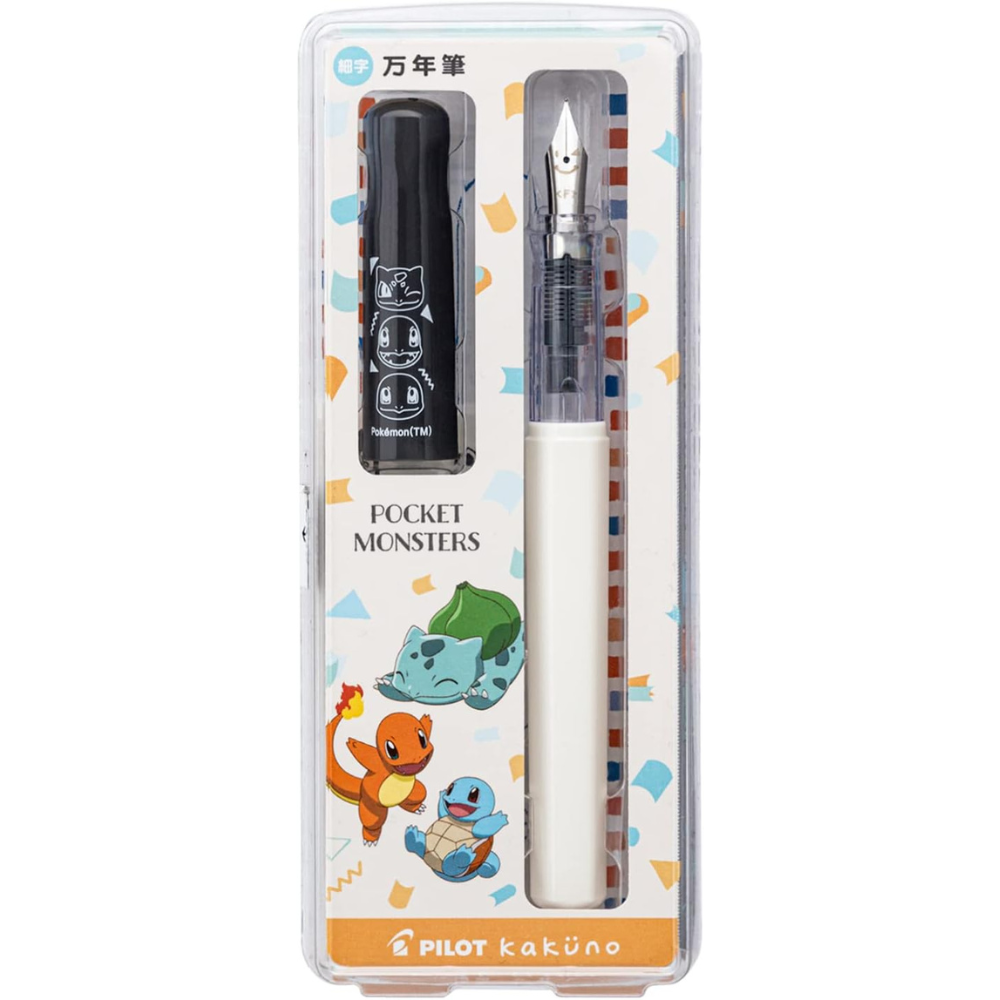 Pilot Kakuno Fountain Pen - Fine - Pokemon Monster B