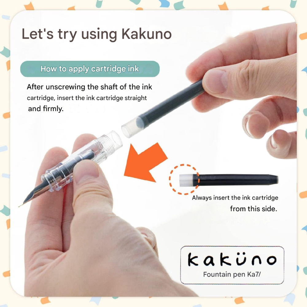 Pilot Kakuno Fountain Pen - Fine - Pokemon Monster A