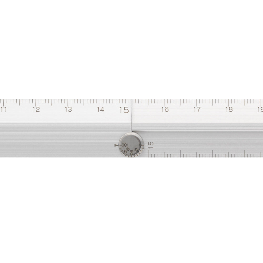 Midori Aluminum Multi Ruler - 30 cm - Silver