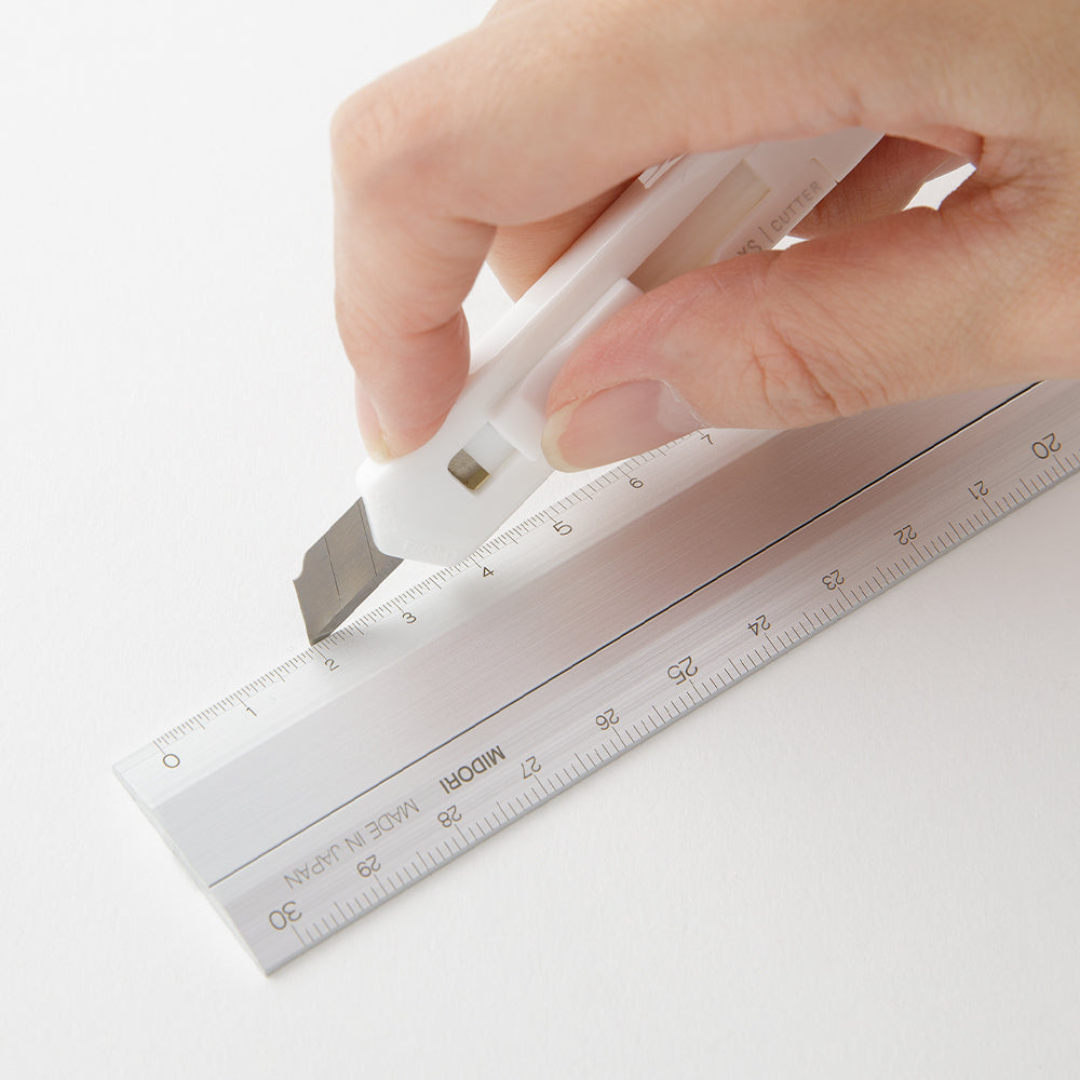 Midori Aluminum Multi Ruler - 30 cm - Silver